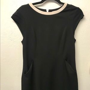 LBD with pockets & white accents